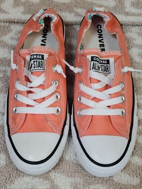 Converse Chuck Taylor All Star Shoreline Slip Sneakers In Coral Orange. Size 7